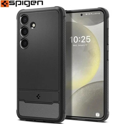 Handyhülle für Galaxy S24 Spigen Case Cover Etui Futeral Hülle Tasche Schwarz