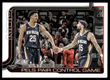 2025-26 Topps #299 Won't Bow Down: Pels Pair Control Game