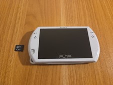 PlayStation GO Portable Pearl White PSP-N1000 Handheld Console Tested US SELLER