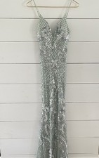 Windsor Vee Formal Sequin Mermaid Dress Size XS
