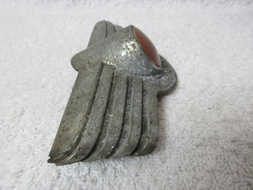 Vintage Morris Oxford MO Chrome Bonnet and Boot Badges with Bonnet Seam strip. - Picture 4 of 22
