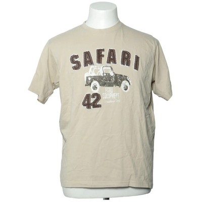 Redfield, T-shirt, Größe: S, Beige, Baumwolle, Print, Herren #w4N