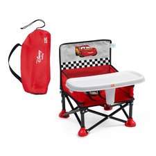 Disney Pixar Cars Pop N Sit Portable Booster by Bright Starts Red 6 Months-3 Yrs