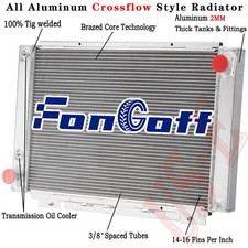 CU64TB 4Row Aluminum Radiator For 1961-1966 Ford Thunderbird T-Bird 6.4L 7.0L V8
