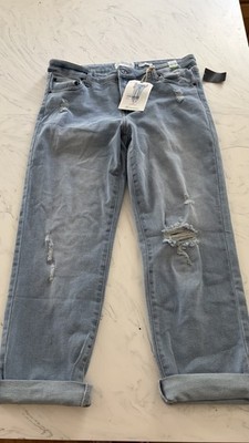 Re Generation Celebrity Pink Mid Rise Girlfriend  Gaia Jeans Stretch 13/31 New