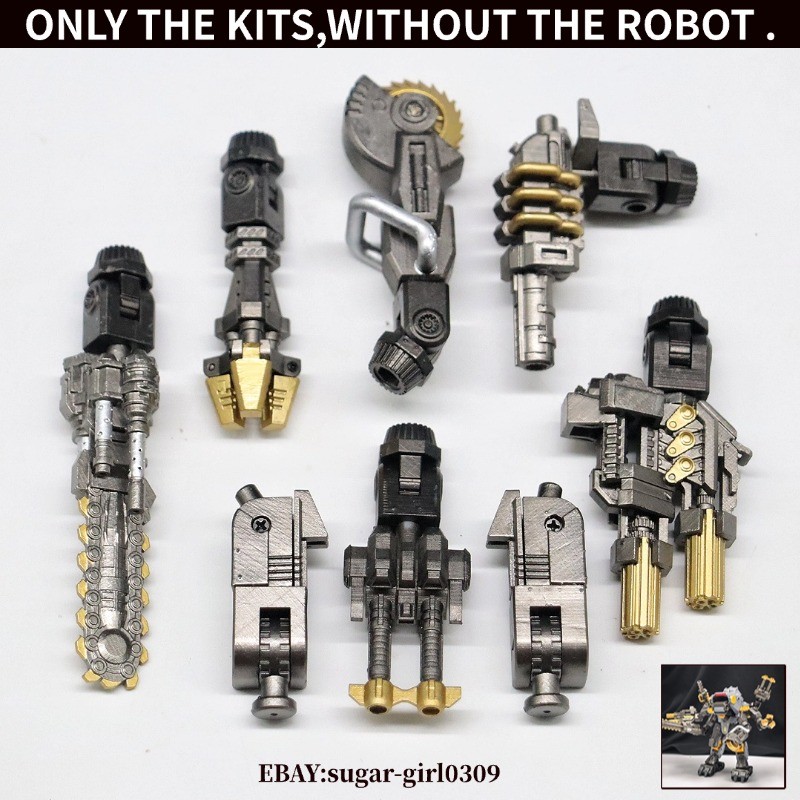 3D DIY Gun Cannon Upgrade Kit For AGE OF THE PRIMES AMALGAMOUS PRIME Accessories