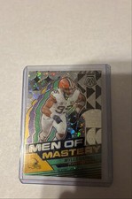 2024 Panini Mosaic - Men of Mastery Myles Garrett #MM-8 No Huddle Silver Prizm