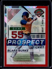 2024 Panini Prizm Prospect Edition Blake Burke #18 Red