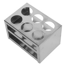 Test Tube Holder 304 Stainless Steel 6 Hole 3 Layer Laboratory Stand Rack F