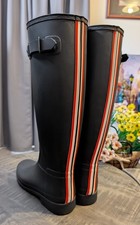 Gummistiefel - HUNTER - Refined Tall - HunterBoots - Gr. 42 - WIE NEU - RAR