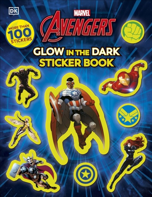 Marvel Avengers Glow in the Dark Sticker Book: With More Than 100 Stickers by D - Image 4