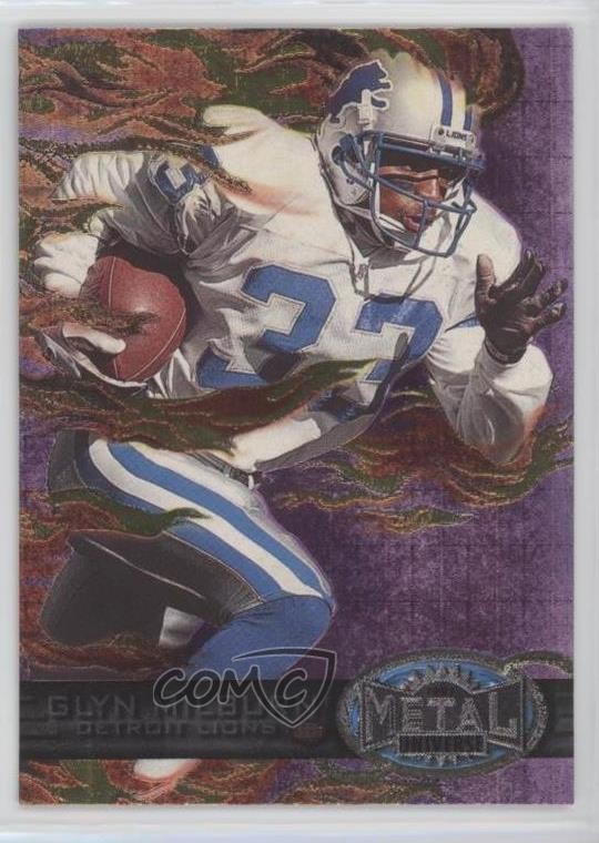 1997 Skybox Metal Universe Glyn Milburn #119 0ft7