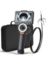 VEVOR Articulating Endoscope 4-Way 360  Articulated Borescope Camera 6" Screen