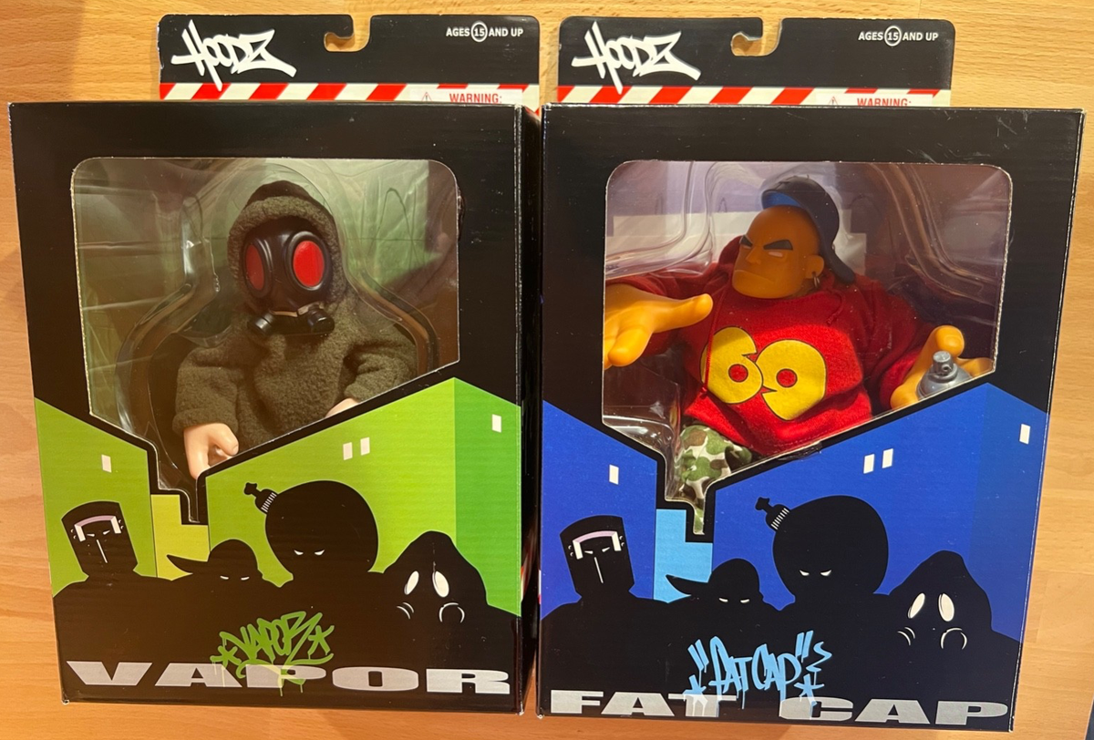 Mezco Toyz Hoodz Fat Cap Letter Man Vapor SignStein Graffiti