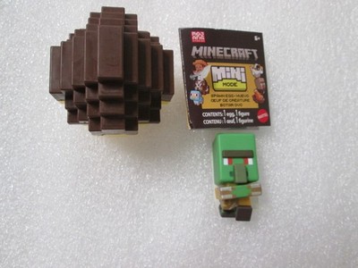 Minecraft Mini Mode Brown Yellow Spawn Egg Mini Figure #1 New!