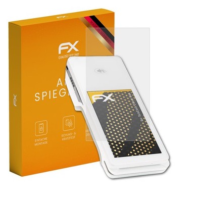 atFoliX 2x Displayfolie für TeleCash Clover Flex Schutzfolie matt&stoßfest Folie