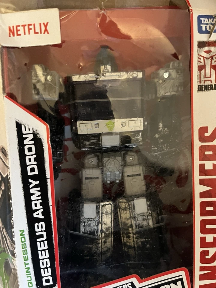 Transformers Netflix War for Cybertron Trilogy Deseeus Army Drone & Rattrap (Leer) Foto 4 de 4