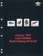 $2.10 Scott Value - 1979 CYPRUS Wildlife Trees Birds Horses CV MNH NH UMM