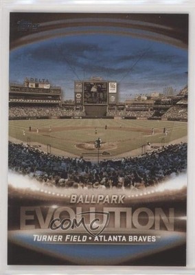 2019 Topps Evolution Of: Stadiums Blue SunTrust Park Turner Field #ES-7 h6c