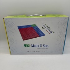 Math U See Manipulatives Integer Block Kit - Complete - No Papers