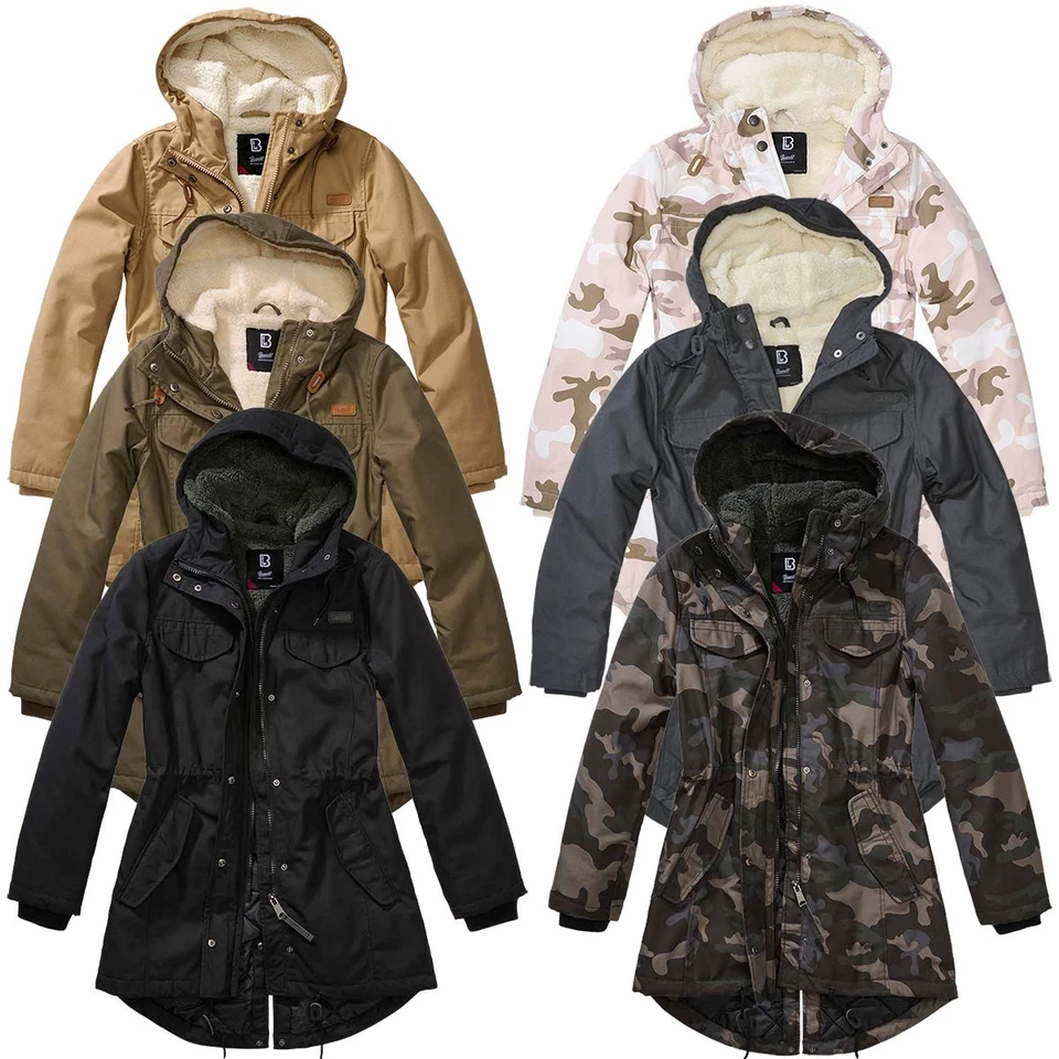 Brandit Ladies Marsh Lake Parka Damen Fishtail Jacke Winterjacke Mantel XS-5XL - Bild 1 von 1