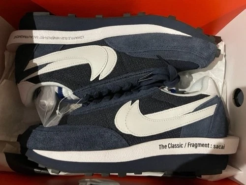 Nike LDWaffle SF Sacai Fragment Blue Void White Sneaker Gebraucht