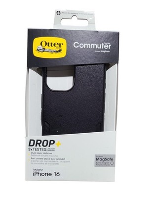 OtterBox -  iPhone 16 Commuter Series Case with MagSafe - Black
