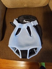 Pawaboo Pet Backpack Adjustable Front Pack Puppy Dog Carrier Travel Bag - Size S