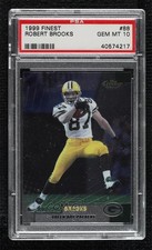 1999 Topps Finest Robert Brooks #88 PSA 10 GEM MT 2jg