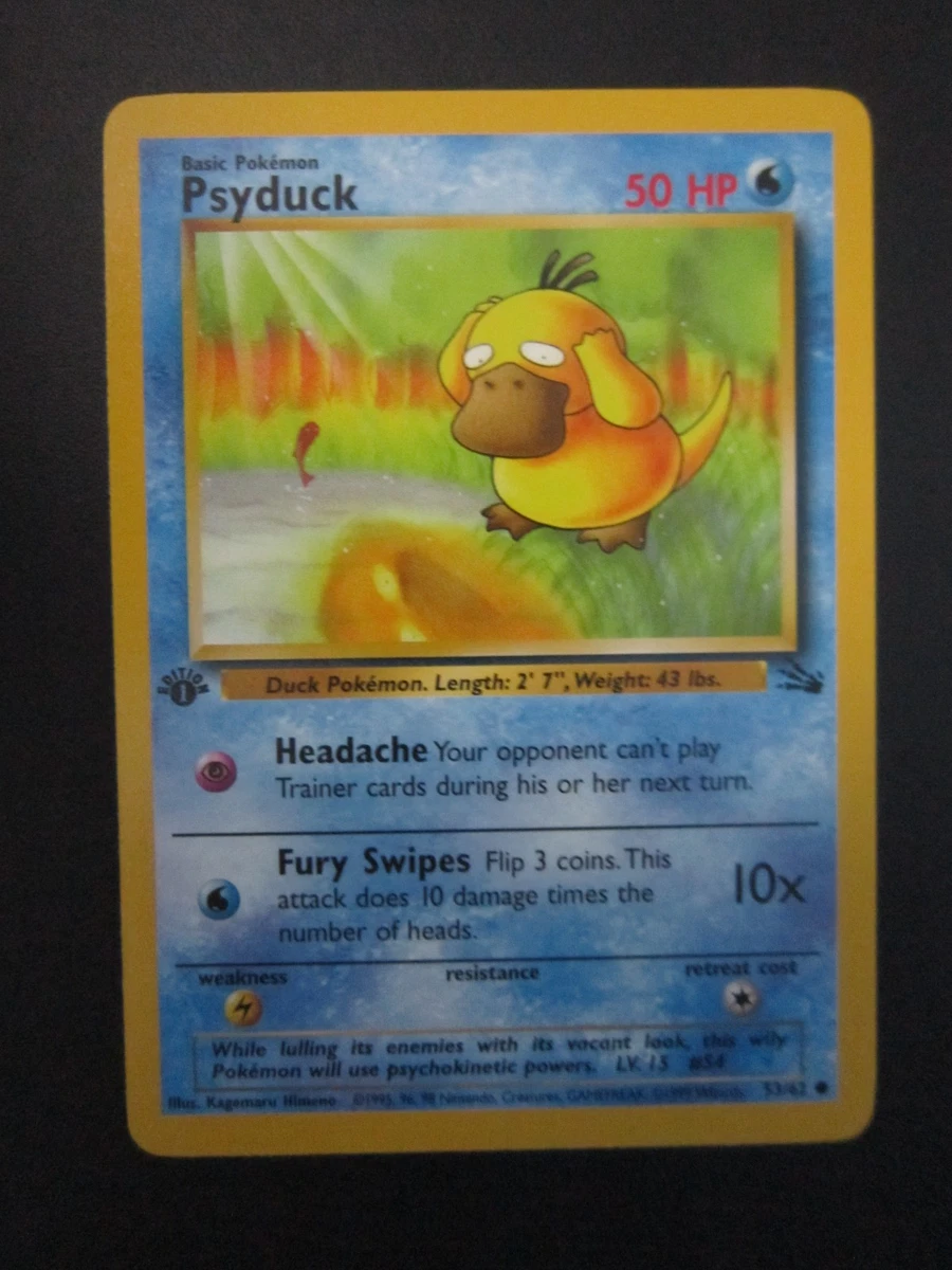Pokémon TCG Common Fossil 1st Edition Individual Trading Card