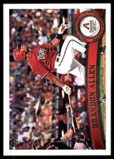 Brandon Allen 2011 Topps #457 Diamondbacks MLB READ FREE SHIPPING AutographDen