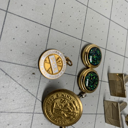 Lot Of Men’s Tie Clips And Cuff Links - Picture 9 of 10