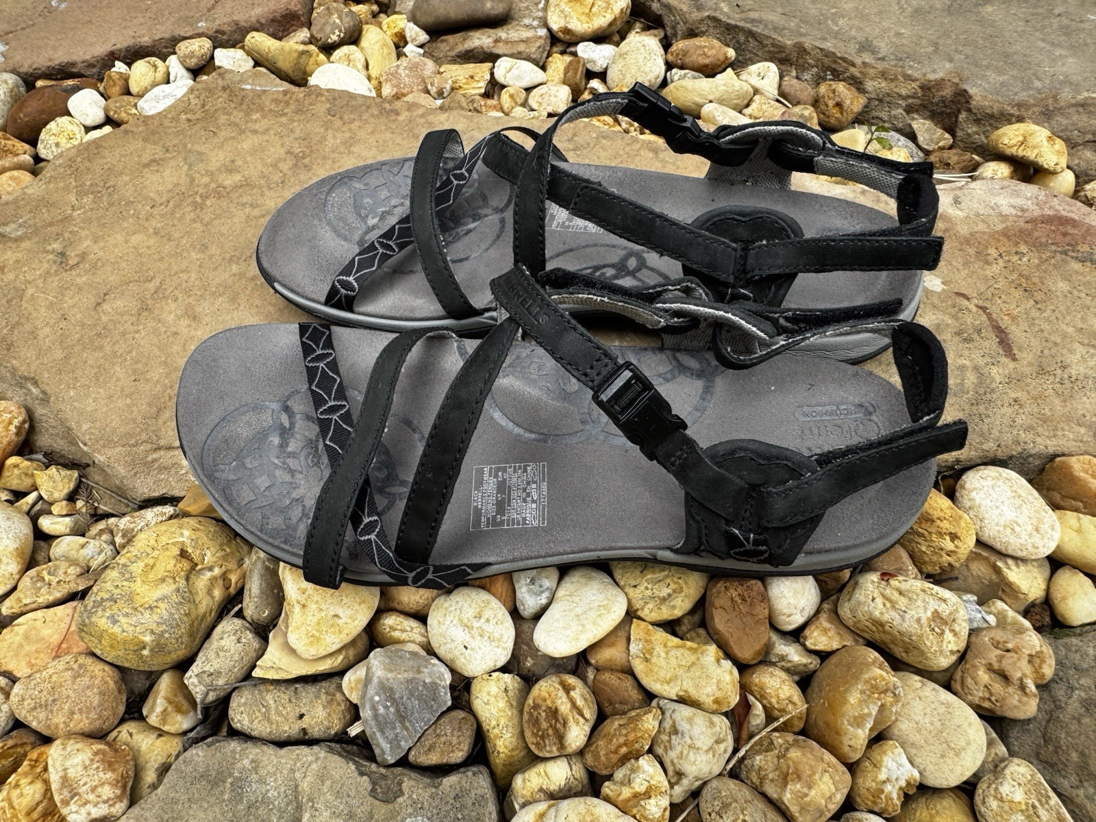 Merrell Aster sandalo casual con cinturino donna taglia 9 nero comfort outdoor