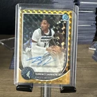 2025 Bowman Chrome Terrence Shannon Jr Gold Geometric Autograph /50
