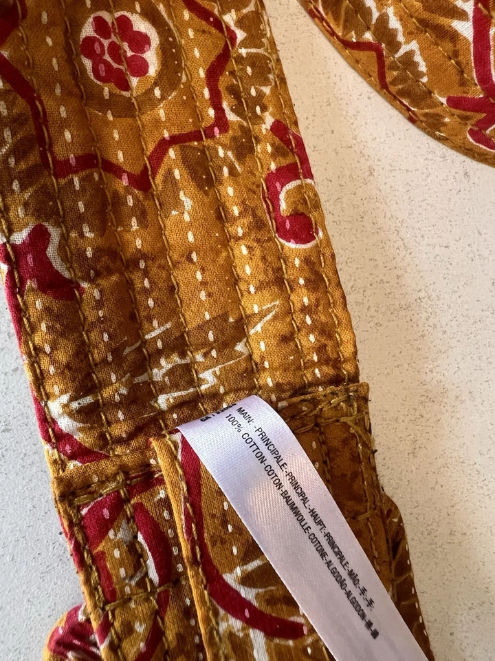 FREE PEOPLE Belt Womens Distressed Hippie Hobo Fabric Buckle Fashion Y2K 90s - Image 4 of 4