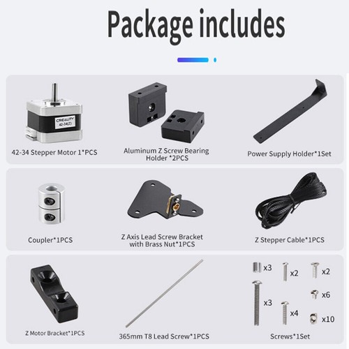 Creality Ender-3 Series Dual Z Axis Lead Screw Upgrade Kit for Creality Ender-3 - Afbeelding 7 van 12