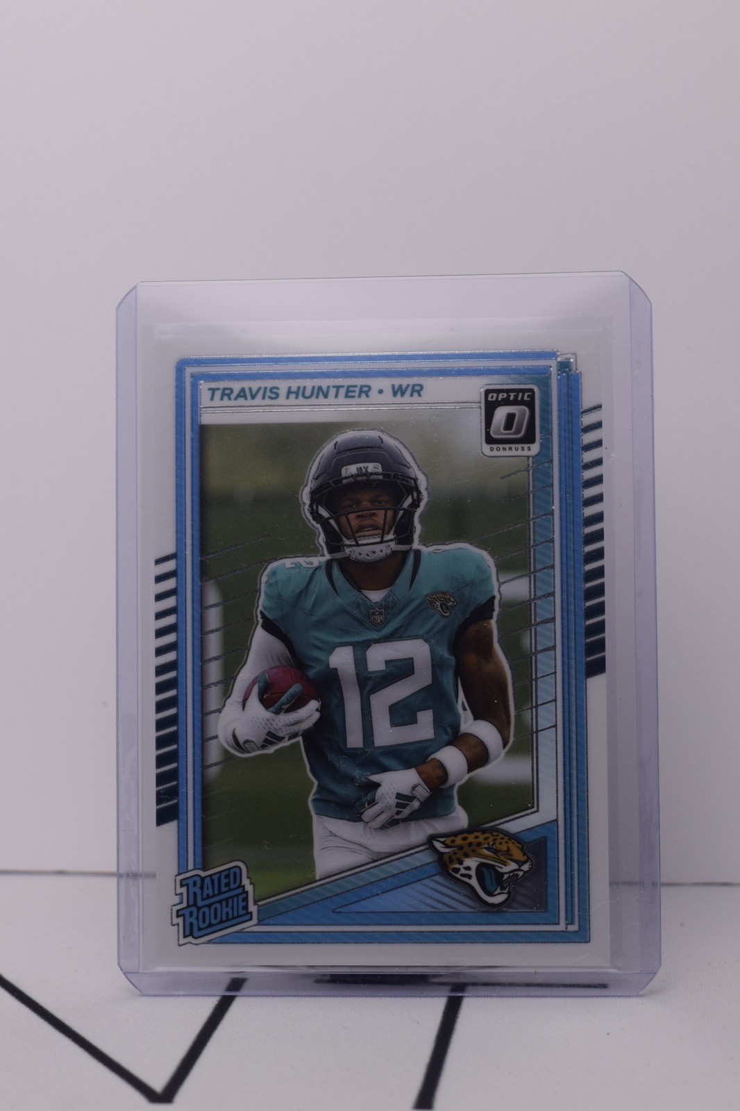 2025 Donruss Optic Travis Hunter Rated Rookie RC Base Card #201 - Jaguars