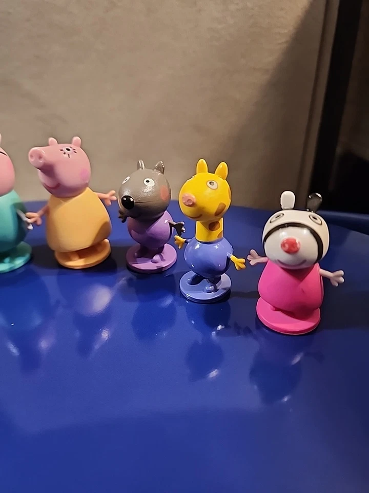 Lote de 7 figuras de la familia Peppa Pig 2003 Foto 3 de 4