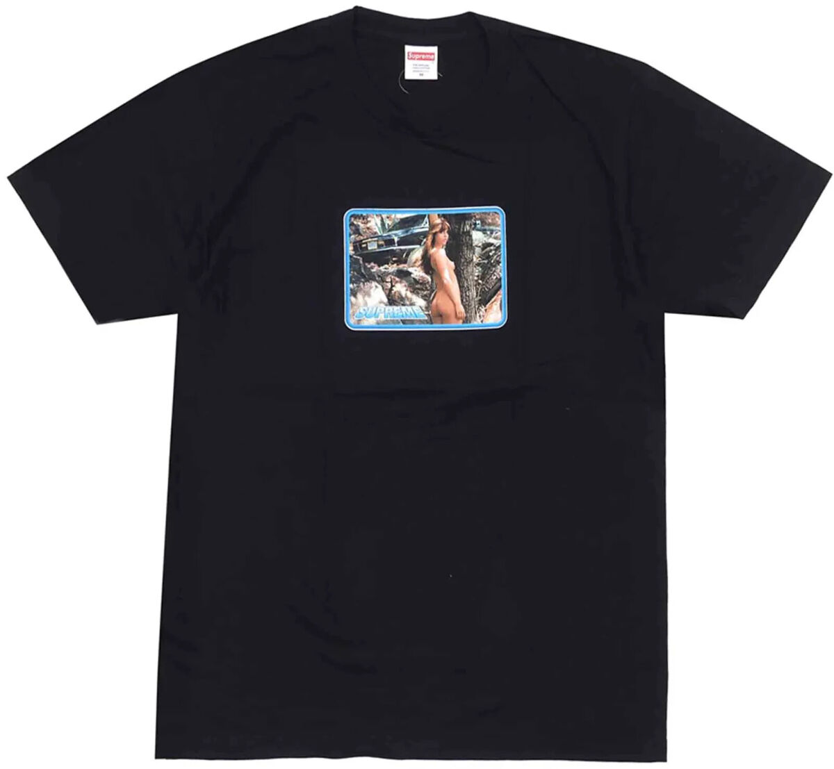 Supreme Larry Clark Naked Girl Tee Black SS17 Size Large NEW Supreme Larry Clark Naked Girl Tee Black SS17 Size Large NEW