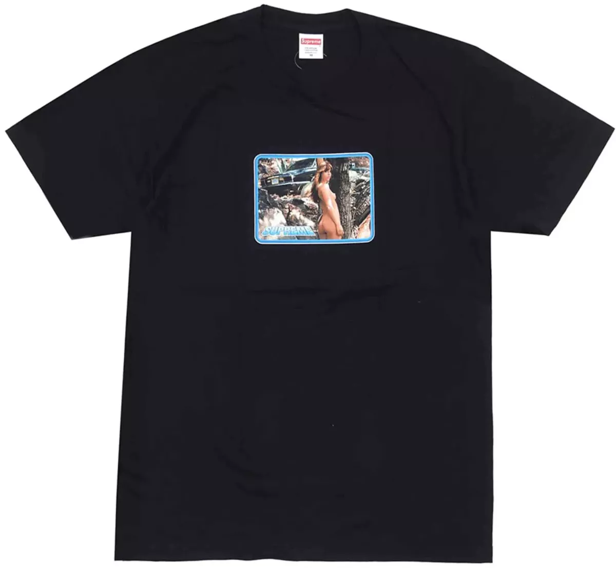 Supreme Larry Clark Naked Girl Tee Black SS17 Size Large NEW DEADSTOCK Vintage
