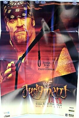 The Undertaker Judgment Day May 19th 02 Wwe Wwf Wrestling Poster Ebay