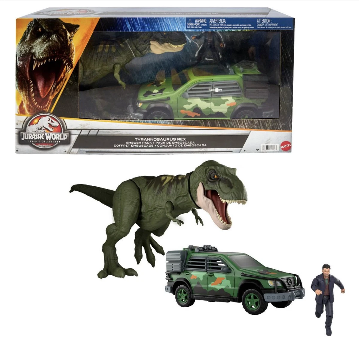 Jurassic World Legacy Tyrannosaurus Rex Ambush Toy Vehicle Action