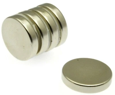 POWER MAGNET STORE 5 of 5/8" x 1/8" Strong Disc Magnets * 3.5Kg PULL * Round Magnet 16mm 15mm 3mm
