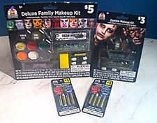 4 Pack Halloween Makeup Kit - Deluxe Family Set