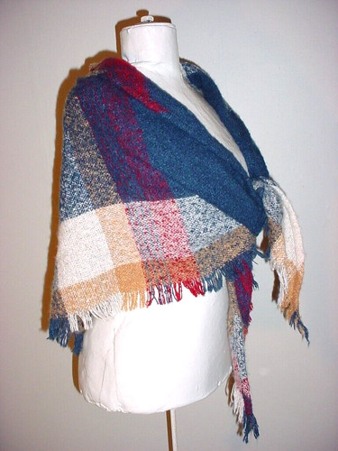 Sonoma Triangular Scarf Reenactment Costume Accent Soft Highland Plaid