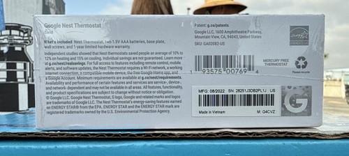 Brand new Google  Nest WiFi Thermostat - Smart Programmable - G4CVZ - Picture 5 of 5