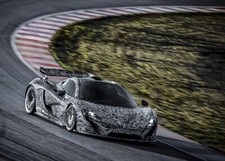 Cars 2013 mclaren p1 development concept supercar Desk Mat Stitched