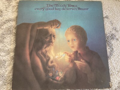 The Moody Blues '' Every Good Boy Deserves Favour'' 1971 Vinyl LP Cleaned Tested