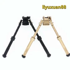 Rifle Bipod Tilt 360Degree Rotation Telescopic Elastic Two-Legs With QD Adapter