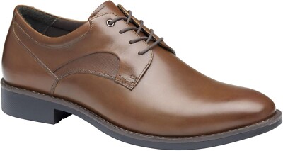 Johnston & Murphy Mens Holcomb Waterproof Brown Plain Toe Oxford Shoes Size 9 Johnston & Murphy Men main image 4